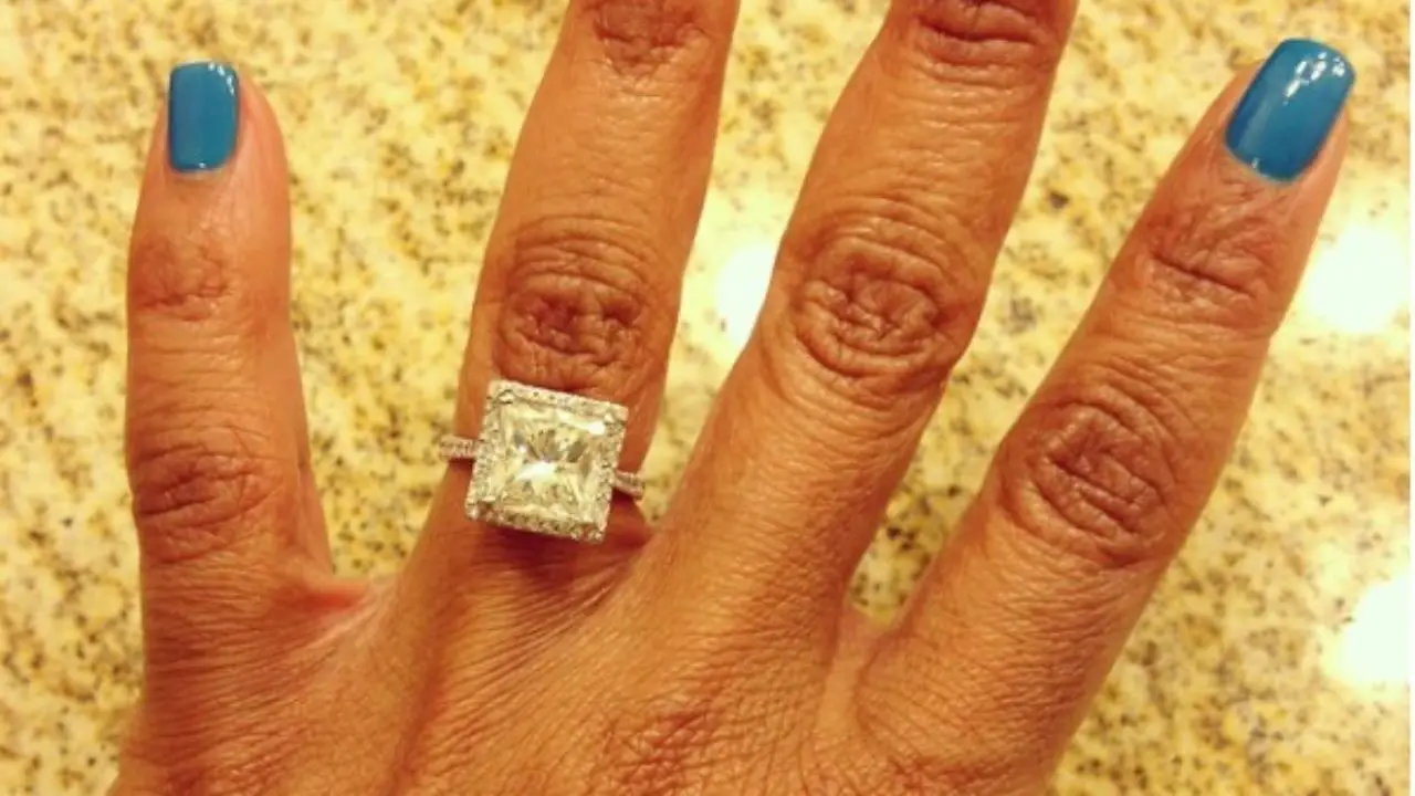 Shante Taylor S Square Shaped Diamond Ring